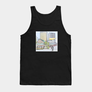 A Police Station and A Golden Turd Tank Top